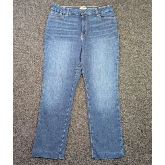 L.L. Bean Womens Size 14 Reg Jeans Stretch Cotton Classic Fit High Rise 34 x 27 - Picture 1 of 7